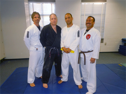 Nelson With His Testing Partners And Master Garrison 06/08/2011
