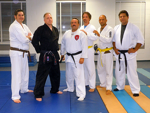 Mark With His Testing Partners And Master Garrison at La Mirada CA on 10/05/2011